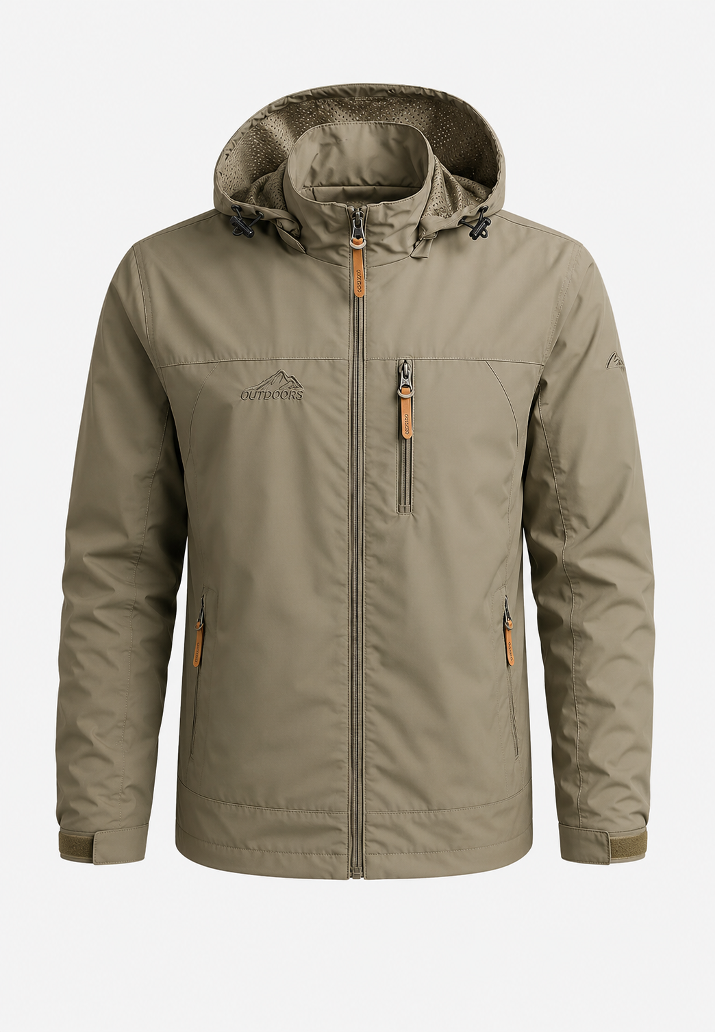 Chaqueta cortavientos impermeable para hombre con capucha - Jost