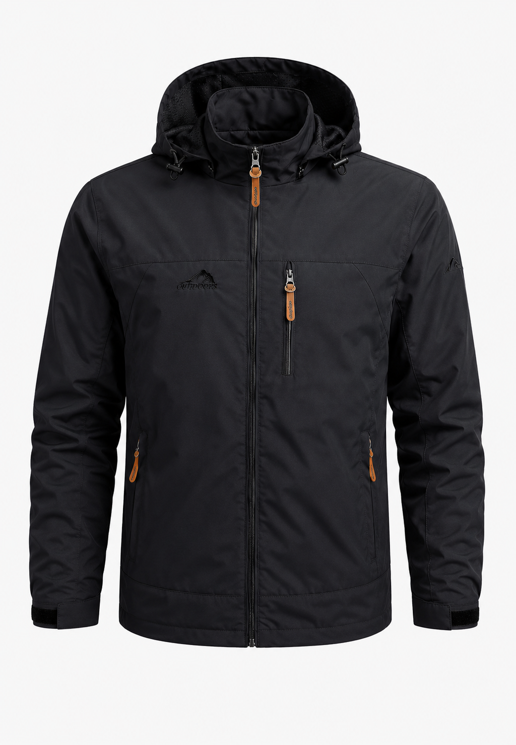 Chaqueta cortavientos impermeable para hombre con capucha - Jost