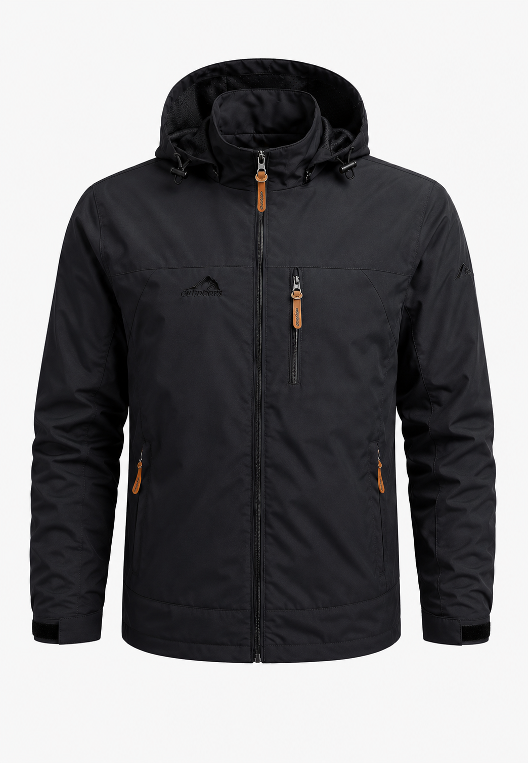 Chaqueta cortavientos impermeable para hombre con capucha - Jost