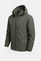 Chaqueta cortavientos impermeable para hombre con capucha - Jost