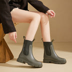 Botas de lluvia impermeables para mujer suela elevada funcional - Elske