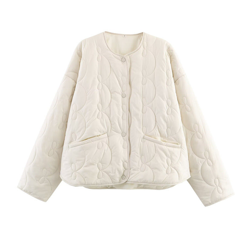 Chaqueta acolchada con patrón de lazos - Maeren