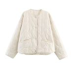Chaqueta acolchada con patrón de lazos - Maeren