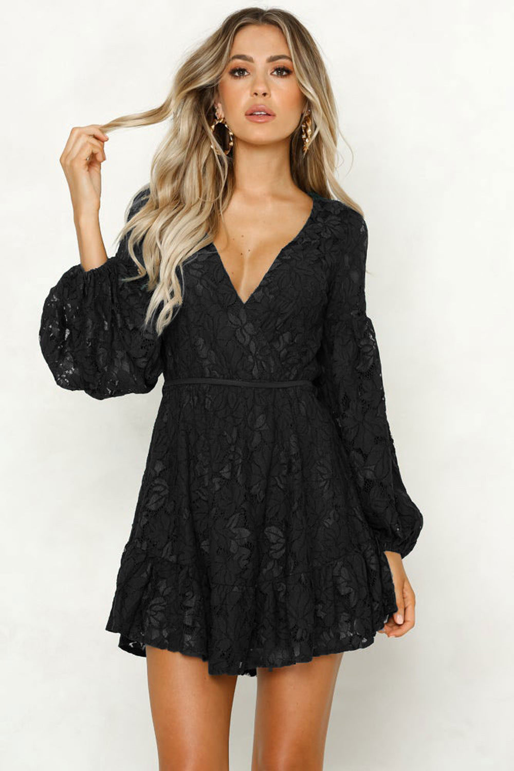 Hannah - Vestido camisero con lazada