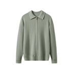 Cárdigan de punto con cuello para hombre - Franco
