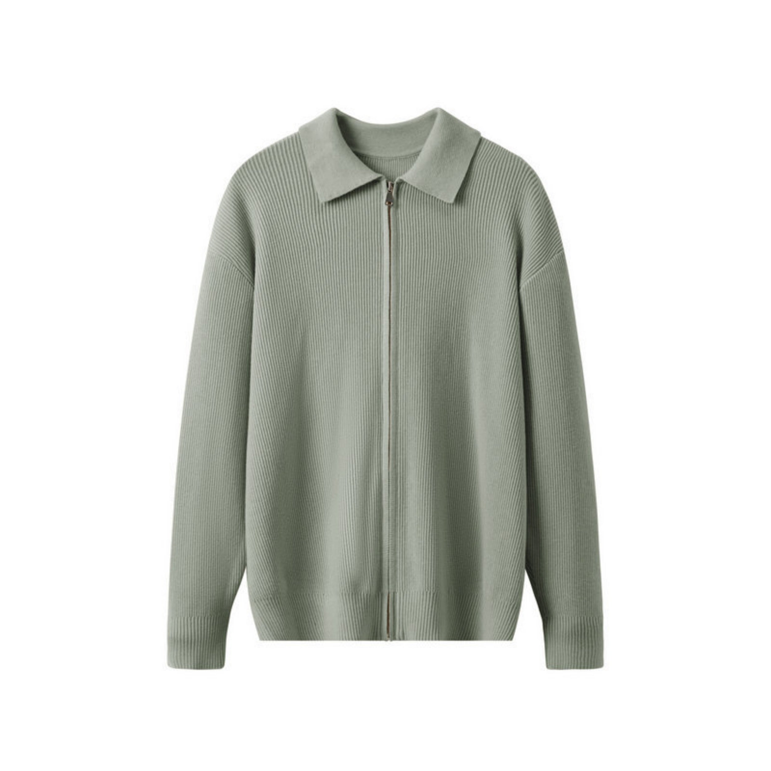 Cárdigan de punto con cuello para hombre - Franco