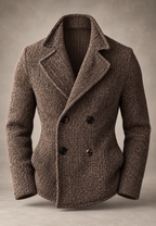 Chaqueta de punto hombre doble botonadura solapas anchas - Lucien