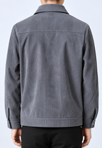 Chaqueta pana hombre cuello camisero bolsillo pecho cremallera - Amaury