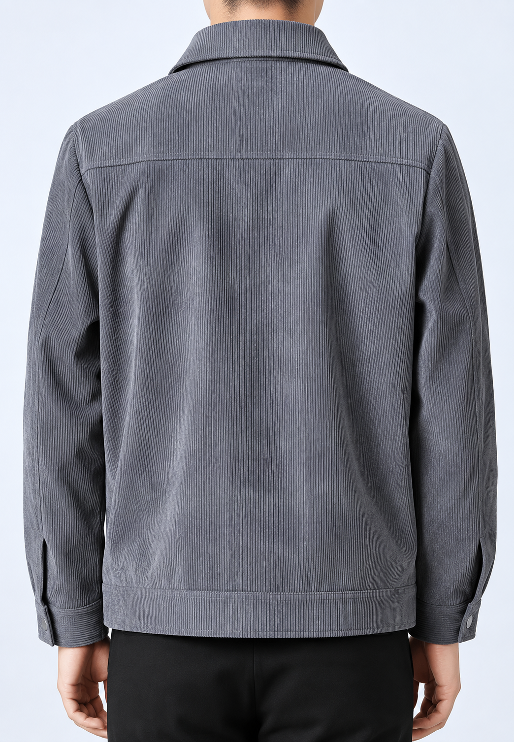 Chaqueta pana hombre cuello camisero bolsillo pecho cremallera - Amaury