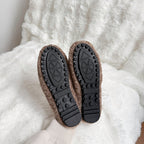 Zapatillas de felpa para mujer de acabado envolvente - Ylva