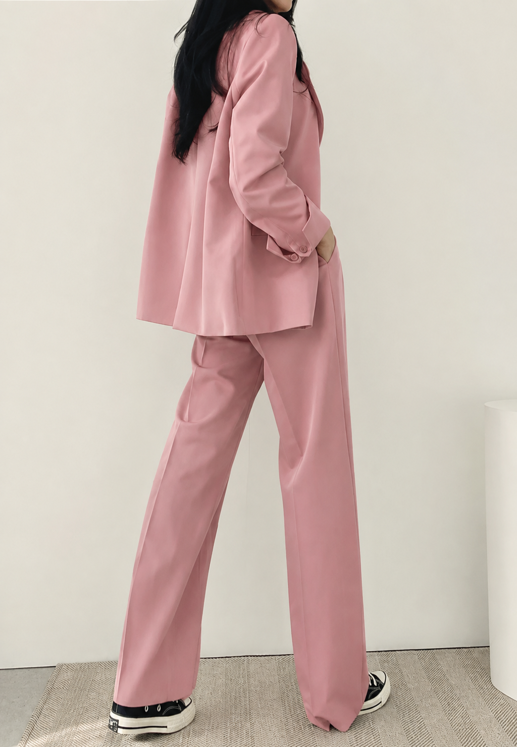 Conjunto mujer dos piezas blazer y pantalón recto - Athena