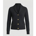 Cárdigan mujer cuello chal botones decorativos - Cora