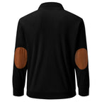Kaym - Sudadera de hombre de manga larga con cuello alto y bolsillos
