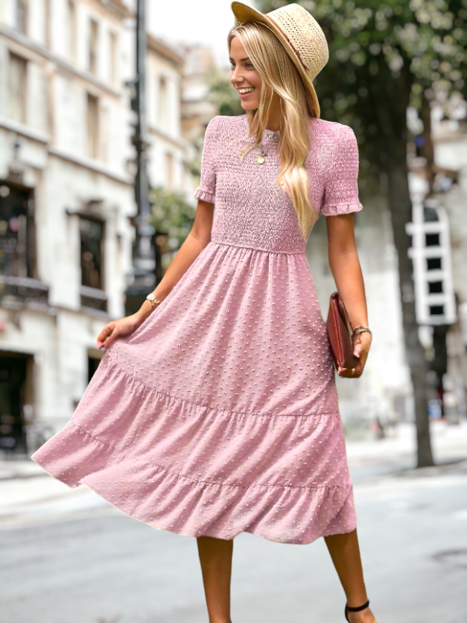 Elda - Vestido casual largo femenino en diferentes colores