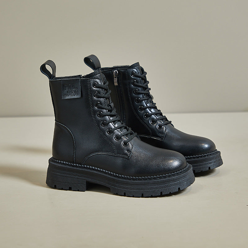 Botines de cordones urbanos para mujer - Elvyn