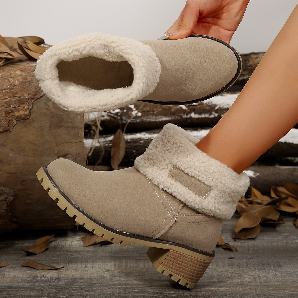 Botines para mujer con interior afelpado - Lurean