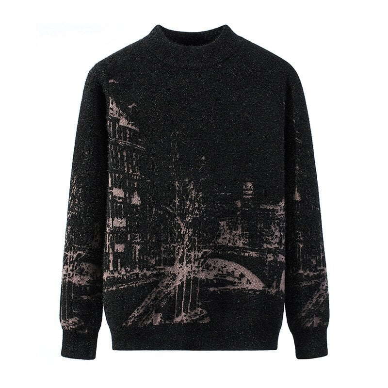 Jersey para hombre tejido grueso efecto urbano - Naël