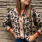 Cárdigan para mujer de punto estampado - Maelen