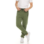 Logan - Pantalón de deporte casual con cremallera