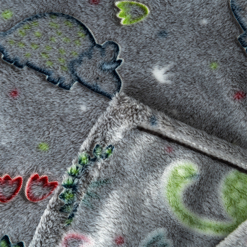 Manta Infantil Flannel Dinosaurios