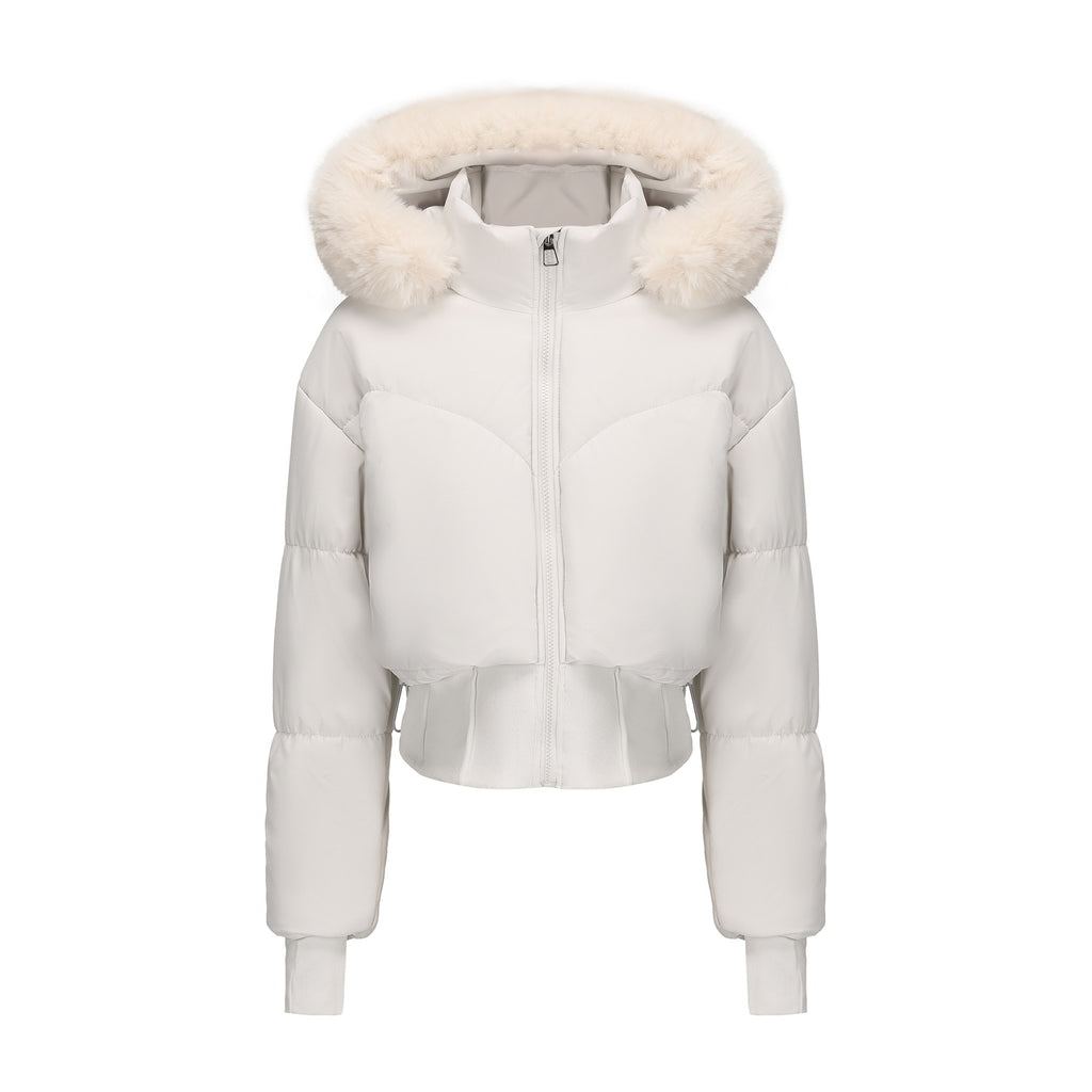 Chaqueta corta para mujer con capucha - Avenil