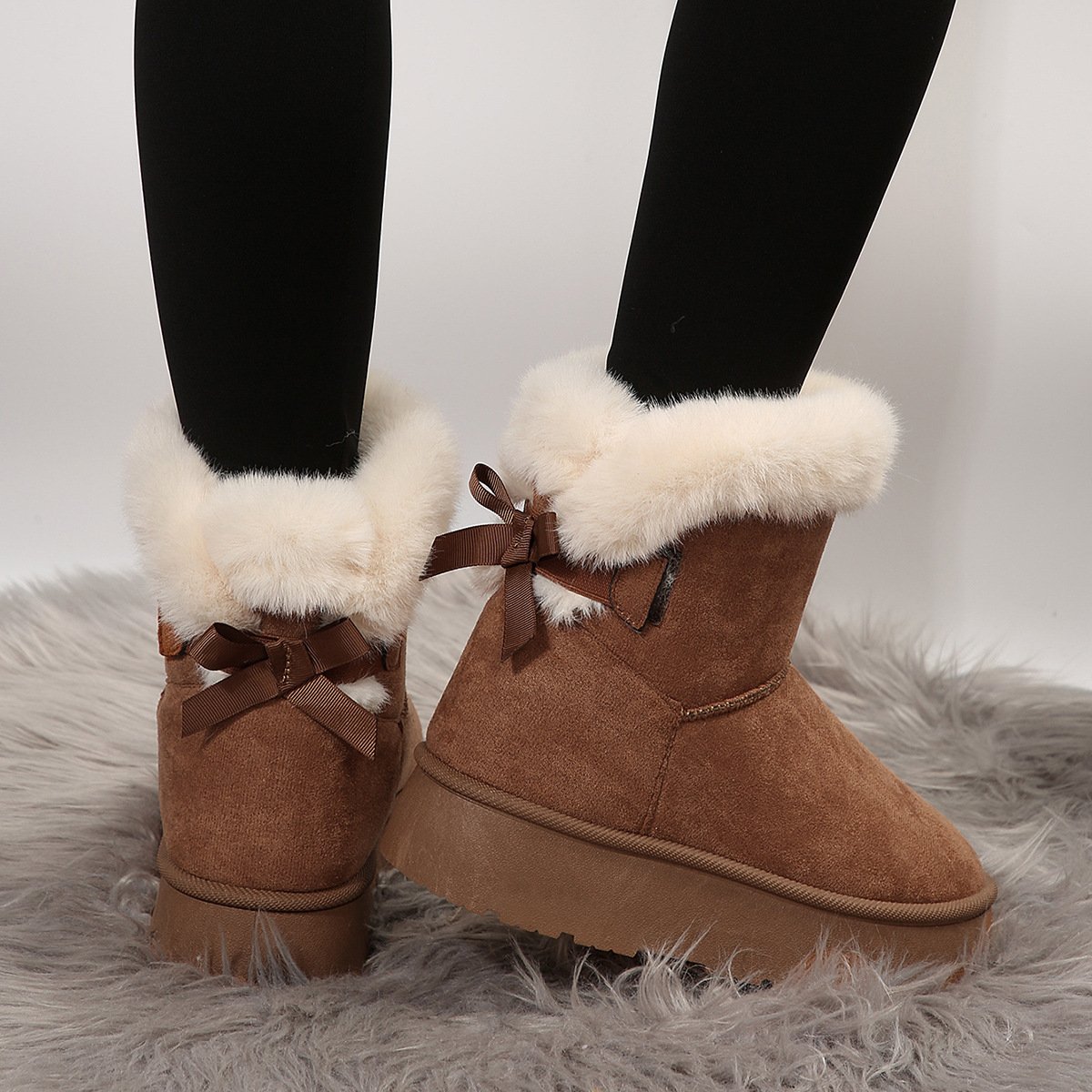 Botines de invierno para mujer efecto sereno - Yureli
