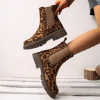 Tarna - Botines con estampado de leopardo
