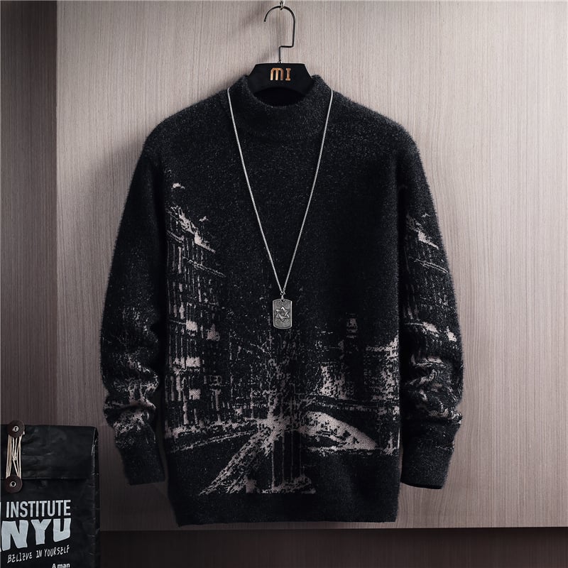 Jersey para hombre tejido grueso efecto urbano - Naël