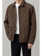 Chaqueta para hombre efecto ante - Veyran