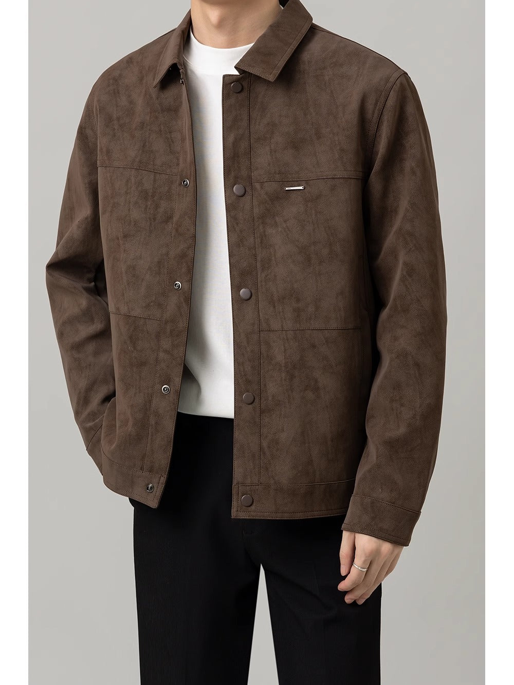 Chaqueta para hombre efecto ante - Veyran