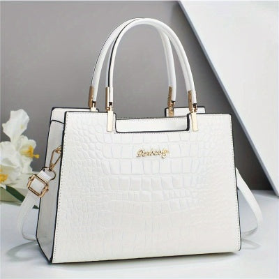 Bolso de tejido para mujer relieve grabado