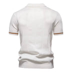Polo deportivo hombre manga corta cremallera - Leandro