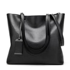Bolso de hombro para mujer estilo retro cuero liso burdeos - Elea