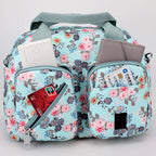 Bolso de hombro mujer con múltiples bolsillos estampado floral - Elora