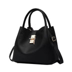 Bolso de hombro mujer tipo cubo con textura lichi - Alessia