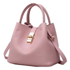 Bolso de hombro mujer tipo cubo con textura lichi - Alessia