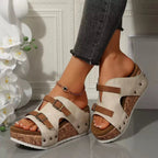 Sandalias para mujer de plataforma con suela TPR suave - Aitana