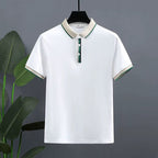 Polo para hombre algodón piqué detalle contraste estilo casual - Mateo