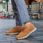 Zapatos hombre piel brogue cordones suela goma casual – Gael