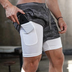 Leonardo - Shorts Camuflaje Ágil Estilo Deportivo