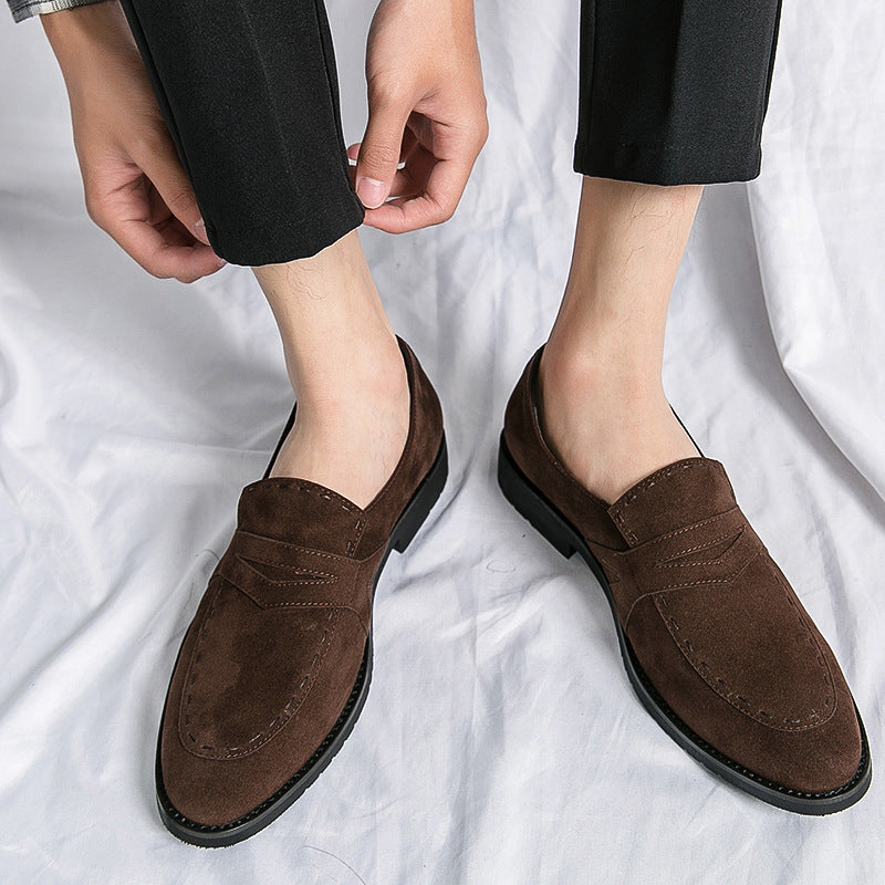 Mocasines de ante efecto cepillado para hombre - Lioren