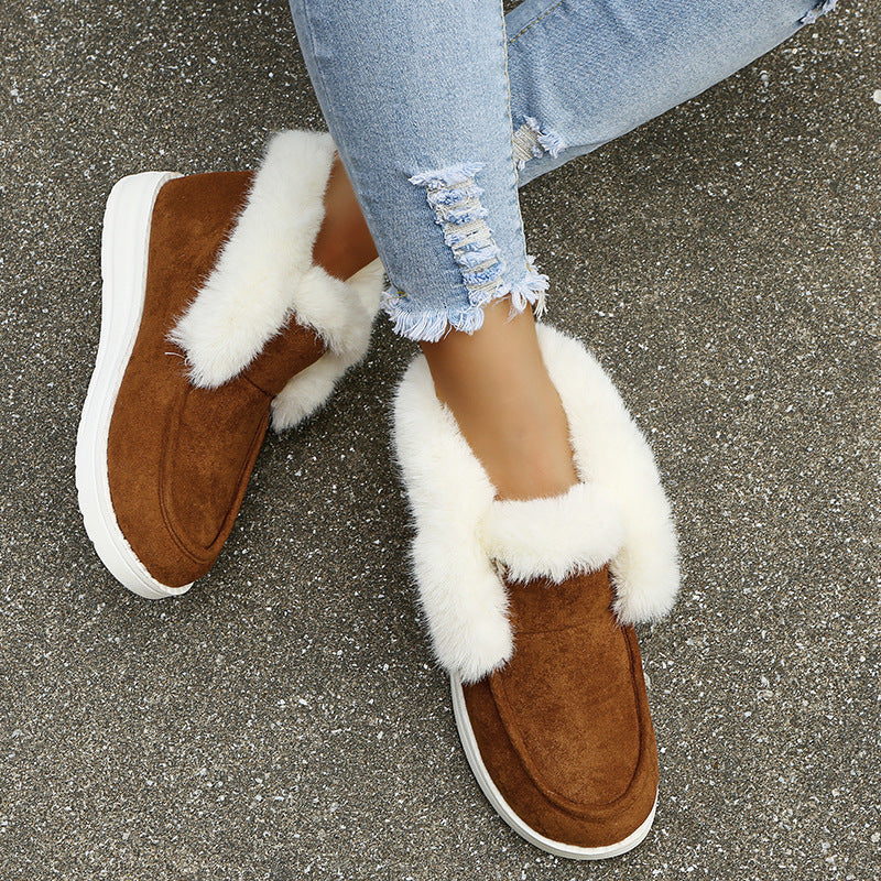 Nissa - Cálidos zapatos de invierno de ante