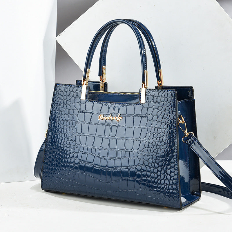 Bolso de tejido para mujer relieve grabado