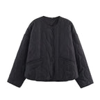 Chaqueta acolchada con patrón de lazos - Maeren