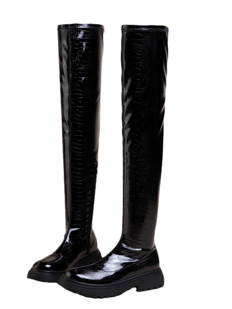 Botas altas para mujer con cremallera - Hildur