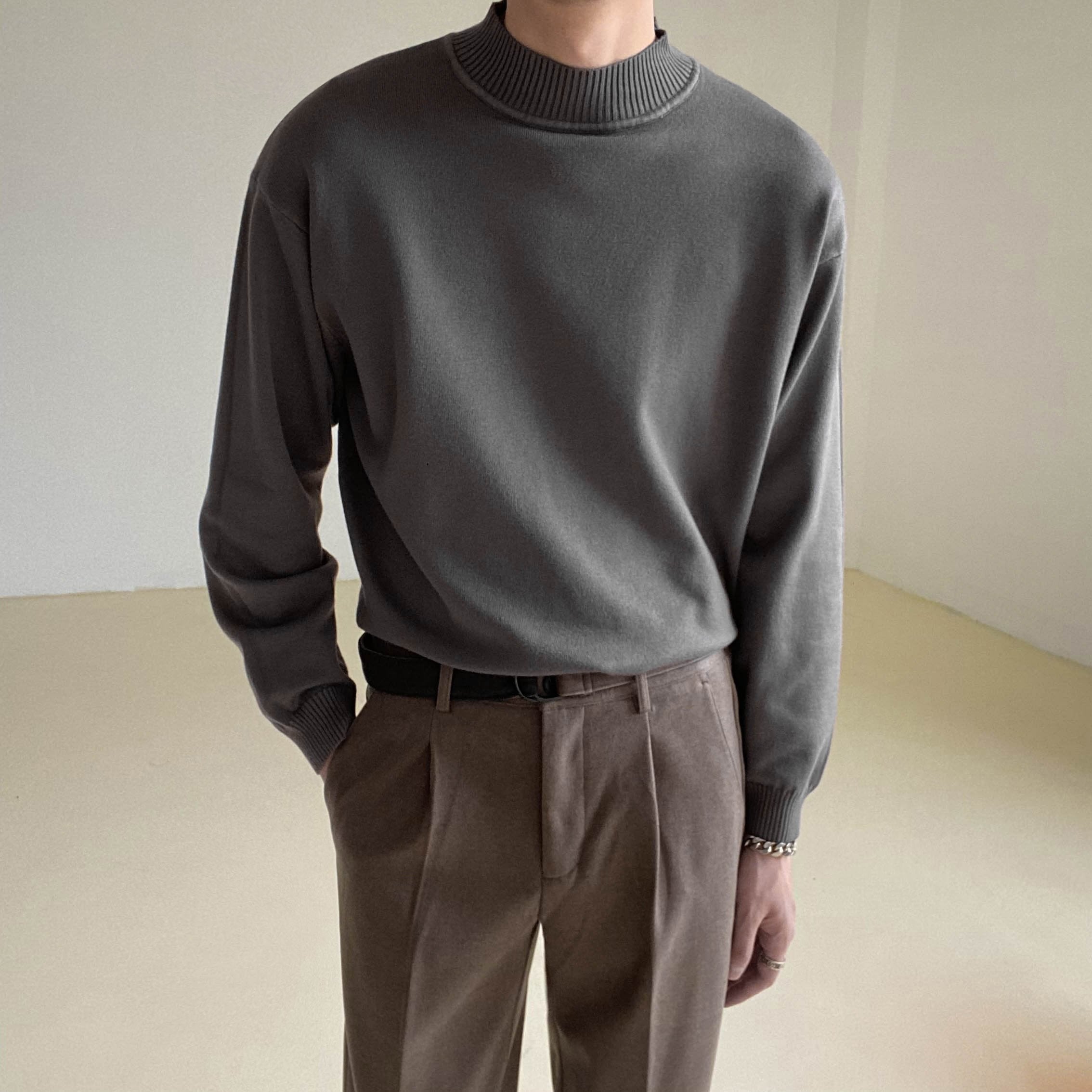 Suéter para hombre efecto punto liso - Renwald