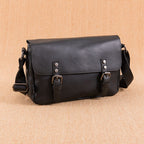 Bolso bandolera para hombre cuero sintético hebillas vintage - Mateo