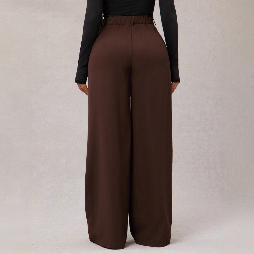Pantalón para mujer efecto sastrero - Eloria