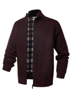 Chaqueta de punto con cremallera y cuello alto - Joshua