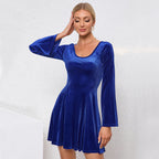 Vestido para mujer en terciopelo - Caty